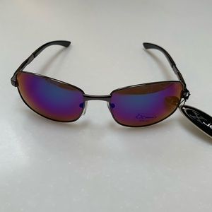 Men’s Metal Wire Frame Sunglasses NWT UV400 GR05